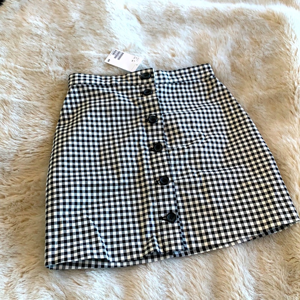 H&M gingham skirt